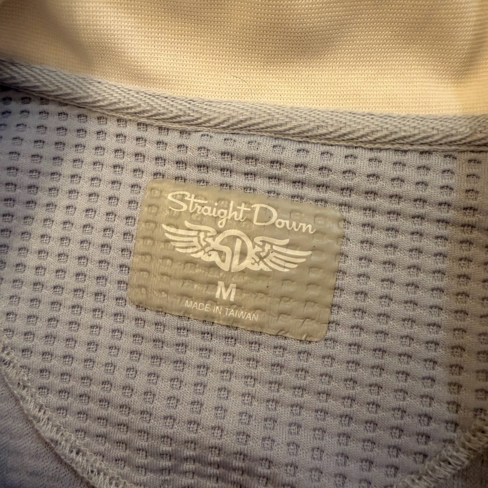 Light Blue Quarter-Zip Waffle Knit - Picture 4 of 5